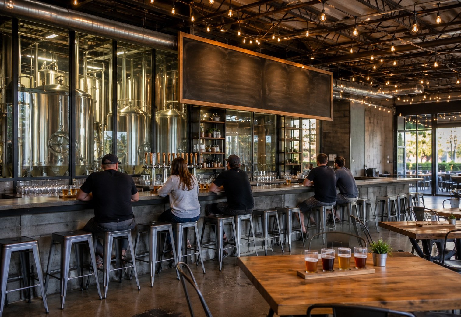 Fieldwork Brewing Company taproom in Sacramento California